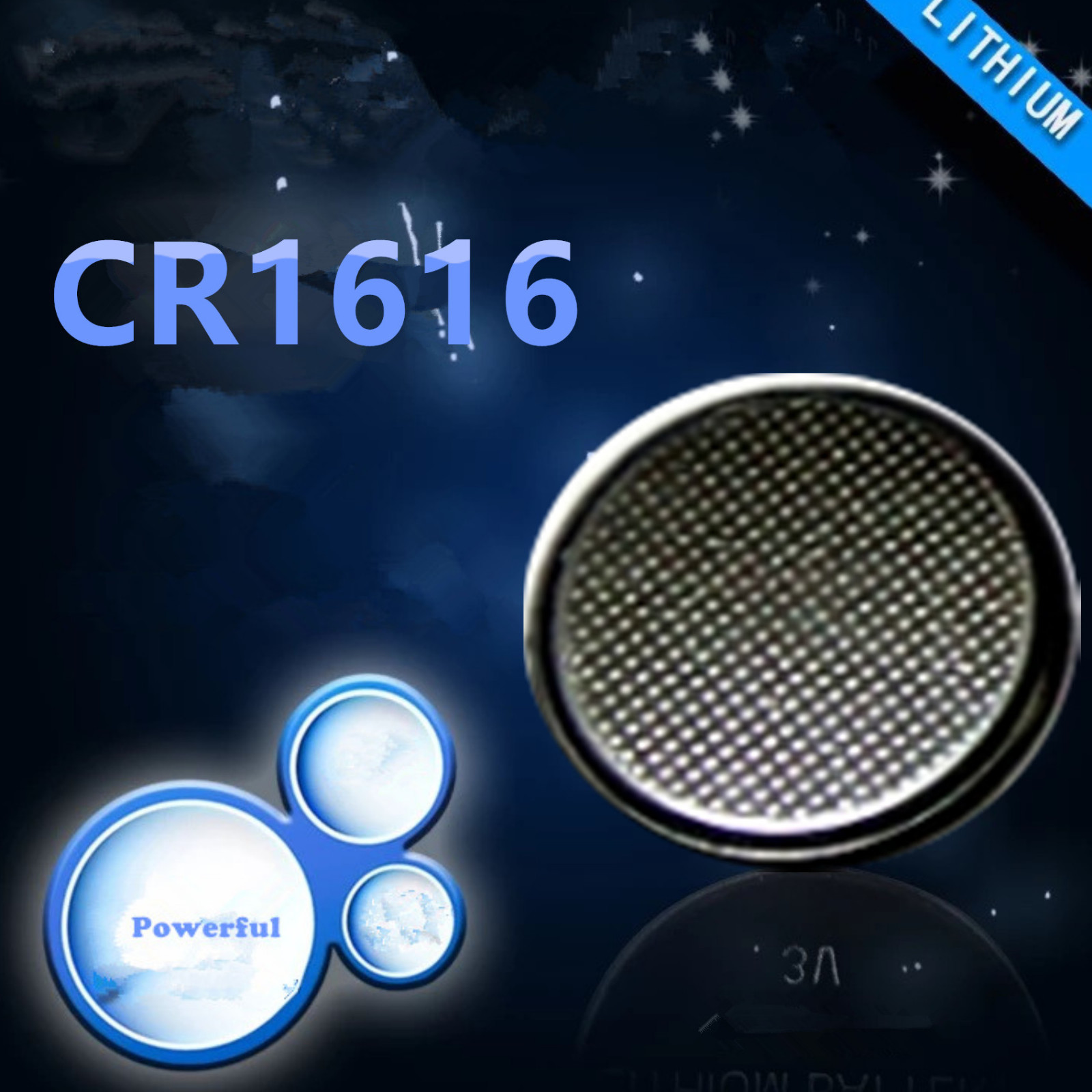 Eunicell Sdt Cr1616 B5 5 Pieces Cr1616 1616 Dl1616 Ecr1616 Bulk 3v High Energy Lithium Battery