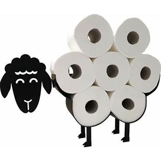 Neatsheep Cute Black Sheep Toilet Paper Roll Holder Cool Novelty