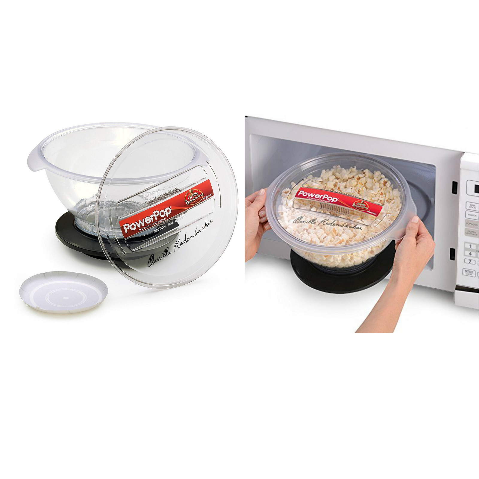 Presto 4830 Microwave Popcorn Popper Maker Popping Bowl Kitchen Presto 4830 Microwave Popcorn Popper