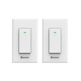 Gelettek Wifi Smart Wall Light Switch Touch Voice And Remote