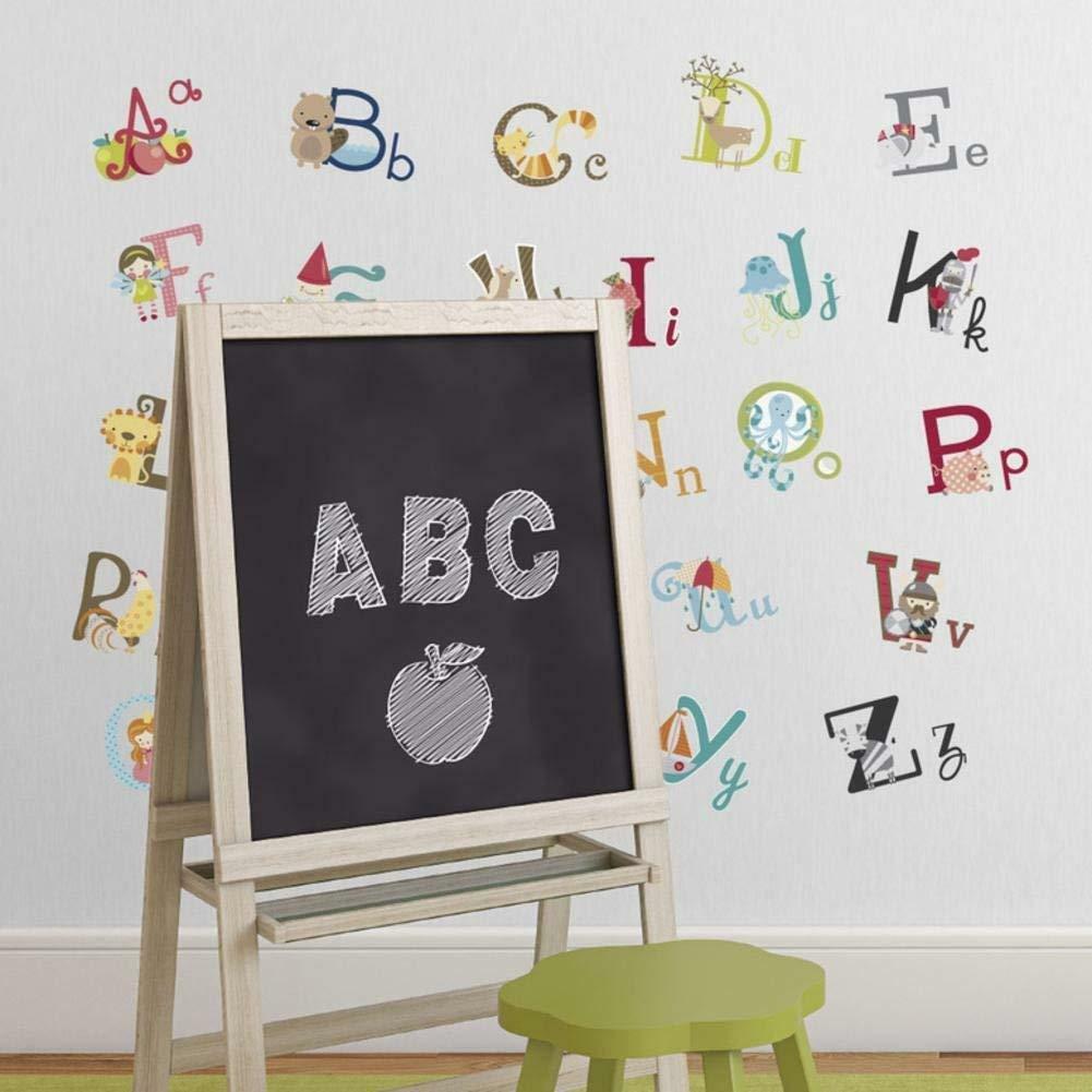 Branded Big Graphic Alphabet Letters Kids Room Nursery Wall Decal Stickers Home Decor