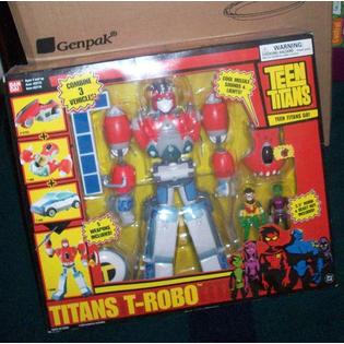 Tt Teen Titans Go T Robo Car Sub R Cycle All In One Beast Boy Robin 3 5 Figure