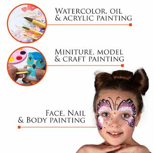 Benicci Art Paint Brush Set Acrylic Oil Color Paint Brushes Mixing Cup Painting Palette Benicci Art Paint Brush Set Acrylic Oil Color Paint Brushes Mixing Cup Painting Palette