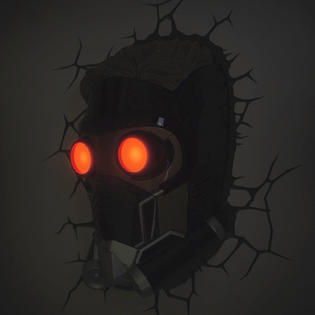 Marvel Guardians Of The Galaxy Star Lord 3d Led Wall Night Light