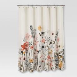Cynthia Rowley Floral Cotton Shower Curtain