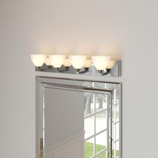Home Decorators Collection Bovoni 4 Light Polished Nickel Vanity Light A1