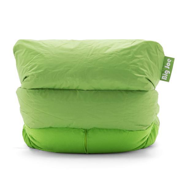 Big Joe Roma Floor Bean Bag Roomy Lounging Chair Spicy Lime