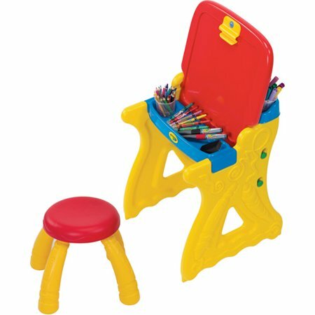 Crayola Children Art Studio Easel Desk Set Chalkboard Kids Toys
