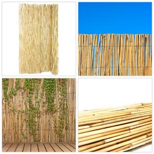 Backyard X Scapes Reed Wood Fencing Privacy Screen Wall Garden