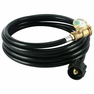 Yaetek Sh 0339 A 12 Ft Propane Hose Gauge Leak Propane Tank Extension Hose For Gas Grill Heater