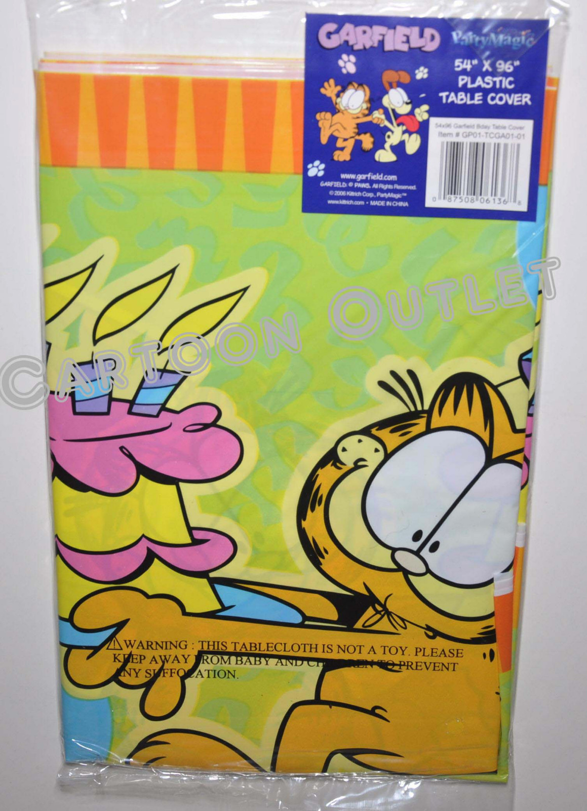 Garfield Garfield Cat Plate Napkin Table Cloth Party Favors