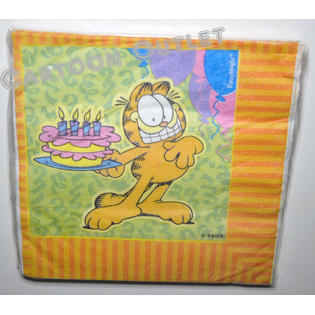 Garfield Garfield Cat Plate Napkin Table Cloth Party Favors