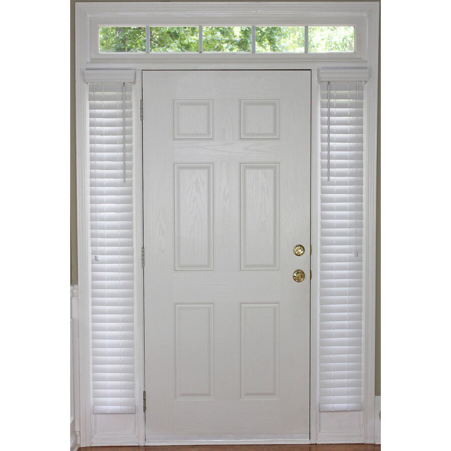 Style Selections Sidelight Plantation Blinds Room Darkening 2 In Style Selections Sidelight Plantation