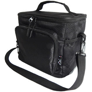 Insulated Cooler Bag Lunch Box Thermos Portable Travel Men Lunch Bag Tote Black
