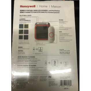 Honeywell RDWL515A2000 Doorbell Portable Wireless Doorbell & Push