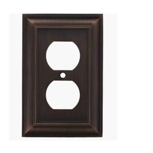 allen + roth Allen+ Roth Metal Wall Plate 1-Gang Oil-Rubbed Bronze ...