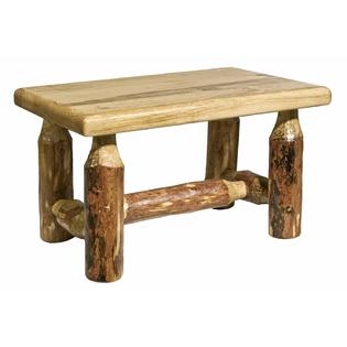 Handmade Rustic Footstool Small Log Bench Wooden Footstools Amish