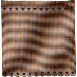 Primitive Home Decors Star N Berries Shower Curtain