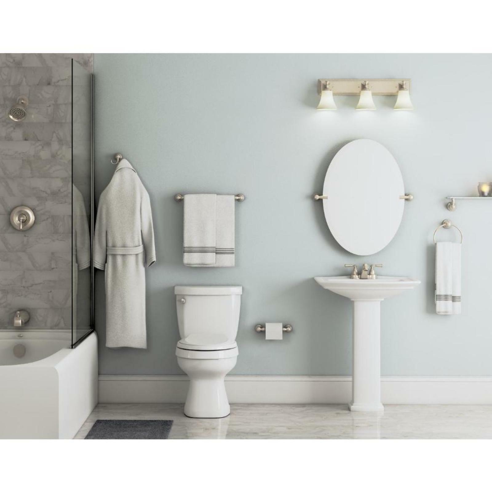 Moen Banbury Frameless Pivoting Wall Mirror In Brushed Nickel Moen Banbury Frameless Pivoting Wall