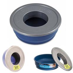 Petmate No Spill Travel Bowl Splash Proof Non Slip Dog Cat Pet Water Dish Car Camp