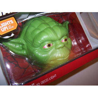 Star Wars Yoda Head 3d Deco Light Disney New In Box Night Light