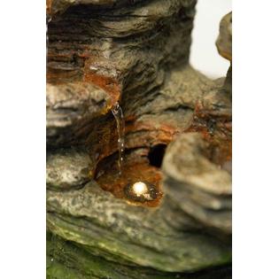 Alpine Corporation Win1136 Oval Shaped Fountain Durable Rustic