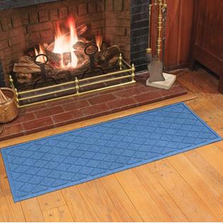 Weather Guard Blue Fireplace Mat Indoor Anti Non Slip Floor Door