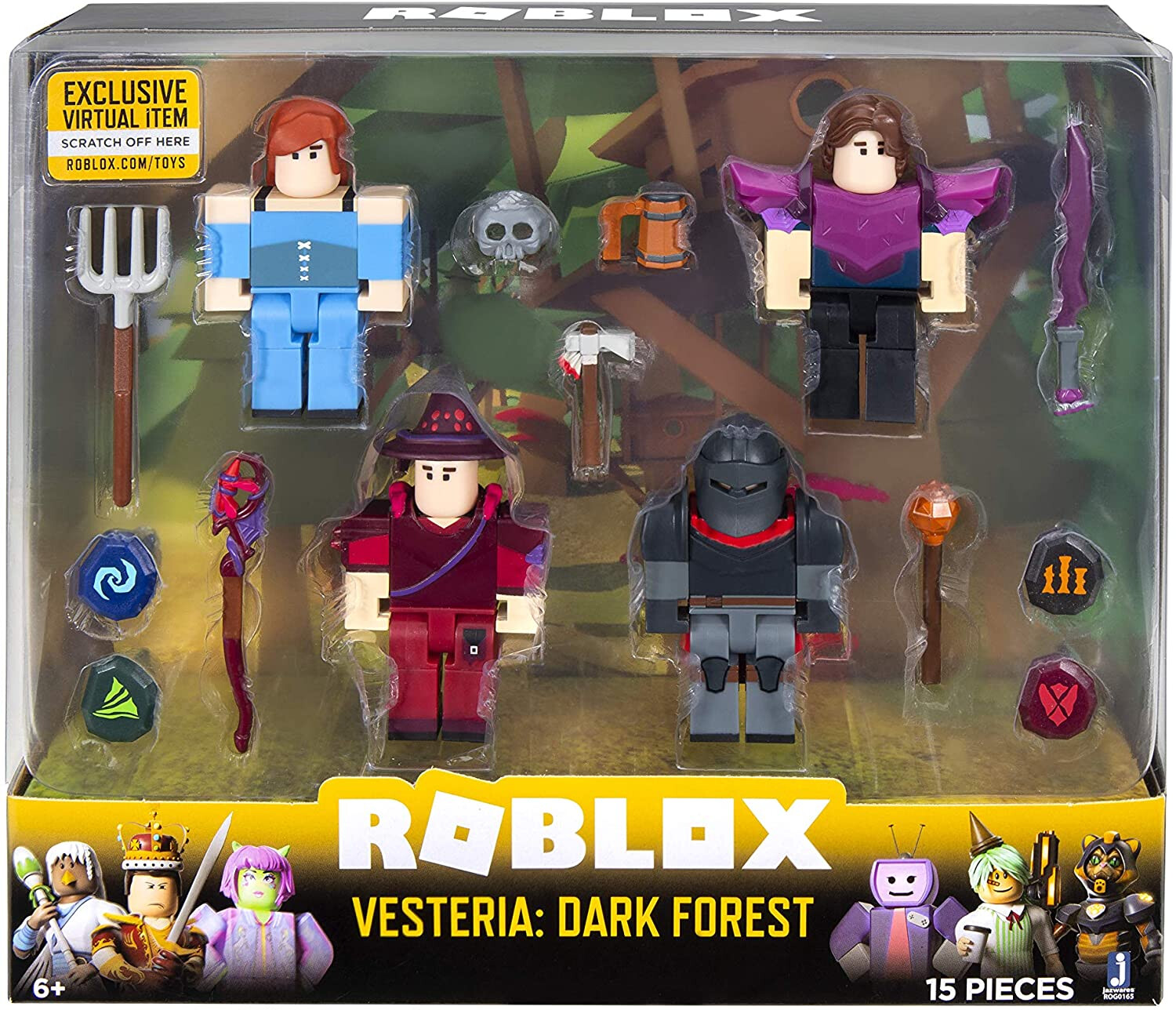 Roblox Celebrity Collection Vesteria Dark Forest Four Figure