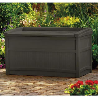 Suncast Bfe 52215 Outdoor Storage Bench Patio Garden Poolside Seat
