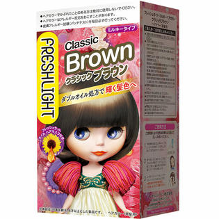 Schwarzkopf Blythe Schwarzkopf Blythe Fresh Light Milky Series Classic Brown Hair Dye Color Kit