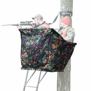 Rivers Edge Treestands Re771 Rivers Edge Relax 2 Man Ladder Stand Curtain Fits Re634 Treestand