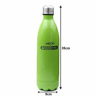 Milton Thermosteel Duo Dlx 1000ml Insulated Steel Bottle Green Milton Thermosteel Duo Dlx 1000ml Insulated Steel Bottle Green