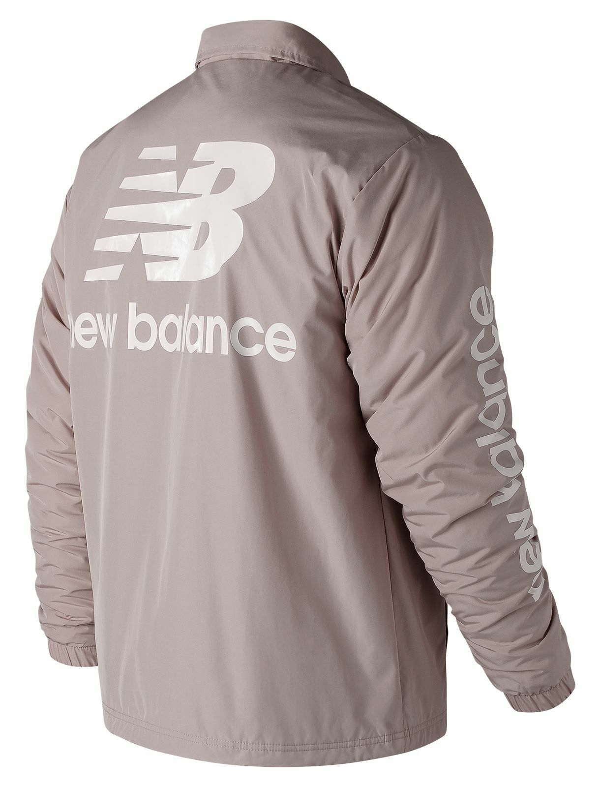 New Balance Men S Essentials Winter Coaches Jacket Pink