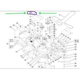 Toro 74 5950 2 Toro Z Master Belt Cover Swell Latch