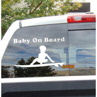Live Fast Baby On Board Decal Sticker Vinyl Surfer Surfing Surf Board Parent Funny Parody Live Fast Baby On Board Decal Sticker Vinyl Surfer Surfing Surf Board Parent Funny Parody