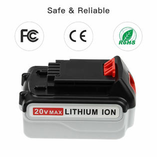 Black Decker For Black Decker 20v 4 0ah Lithium Ion Battery Lbxr20 Lbxr20 Ope Lbx4020 Lcs1620