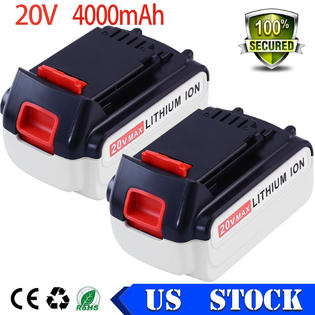 Black Decker For Black Decker 20v 4 0ah Lithium Ion Battery Lbxr20 Lbxr20 Ope Lbx4020 Lcs1620