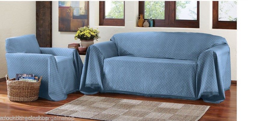 Hdg Diamond Matrix Furniture Couch Throw Cover For Sofa Love Seat Chair 3 Colors Hdg Diamond Matrix Furniture Couch, Furniture Throw Covers For Chairs