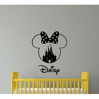 Personalized Name Disney Wall Decal Minnie Mouse Vinyl Sticker