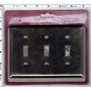 New Test Rite Artisan Collection Antique Brass Triple Toggle