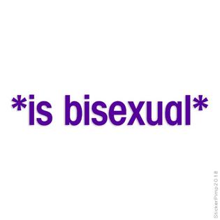 Sticker Pimp Is Bisexual Emote Star Decal Sticker Choose Color Large Size Lg1566
