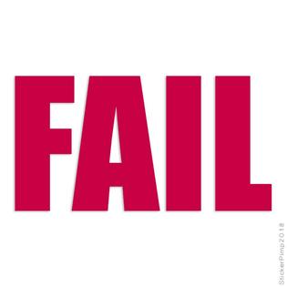 Sticker Pimp Fail Joke Meme Decal Sticker Choose Color Large Size Lg1808