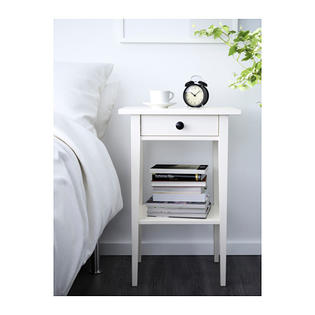 Ikea Ikea Hemnes Nightstand Table White Stain