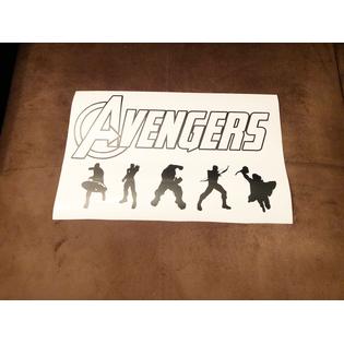 Avengers Marvel Comics Characters Wall Decal Car Kids Room Wall Decal Sticker