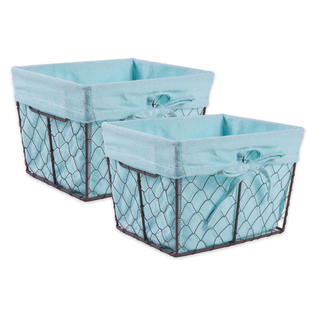 Dii Chicken Wire Basket Set Of 3 Natural