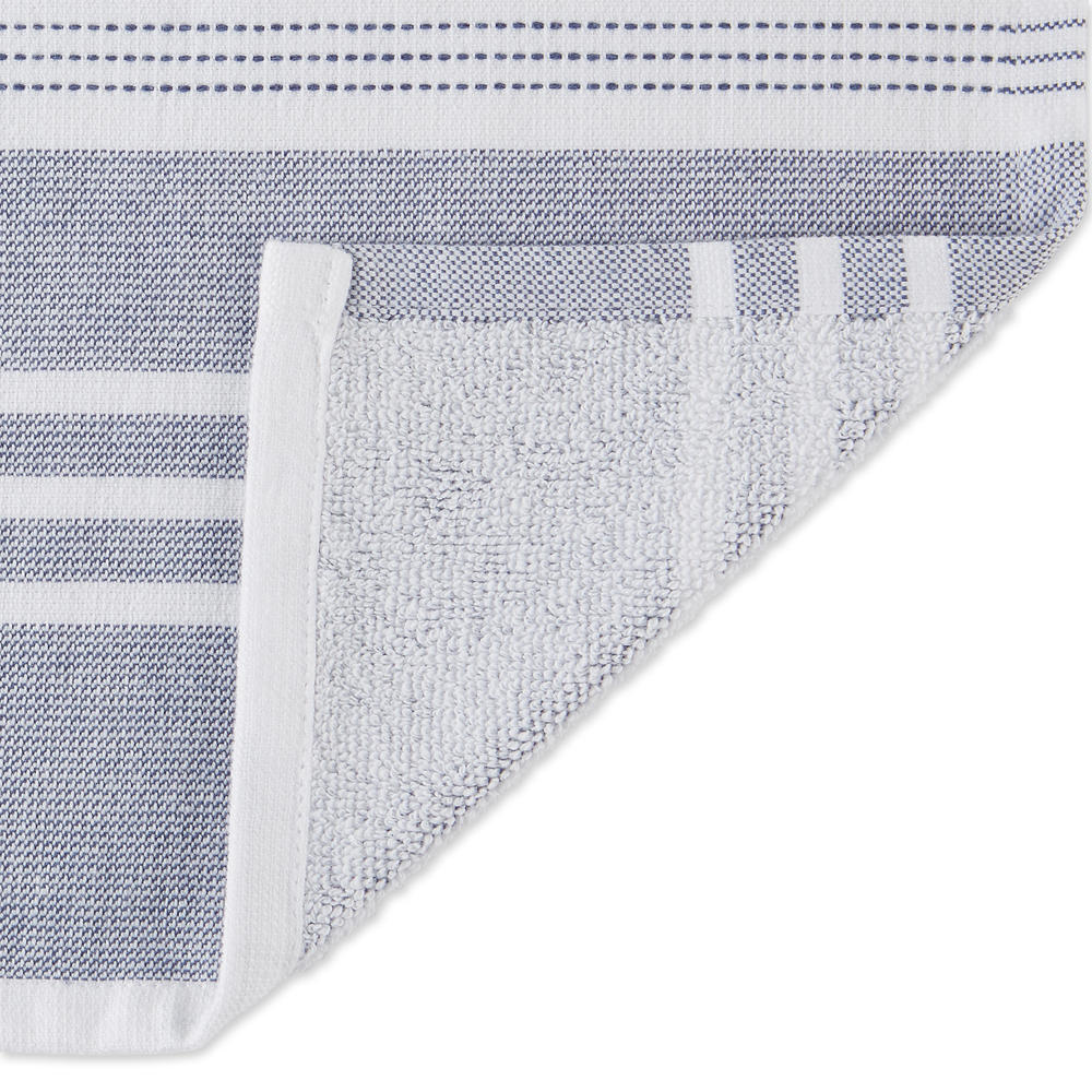 DII ASST FRENCH BLUE FRENCH TERRY DISHTOWEL 3 PIECE