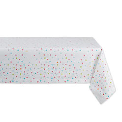 DII Midwest Design Imports Design Imports CAMZ12716 60 x 104 in. Confetti Toss Printed Tablecloth&#44; Happy Birthday