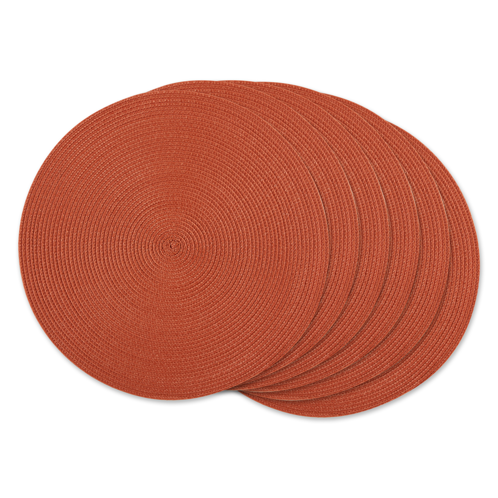 DII Spice Round PP Woven Placemat Set of 6