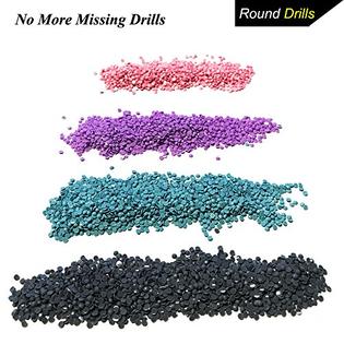 Orment Led Lighting Diamond Painting Accessories Round Diamonds