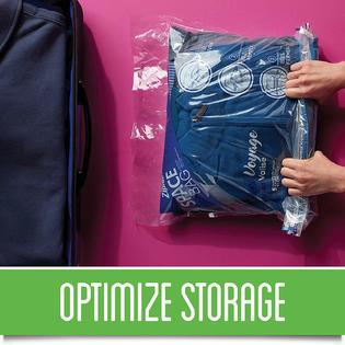 Ziploc Space Bag Travel Bags Poly Pack 2 Pack